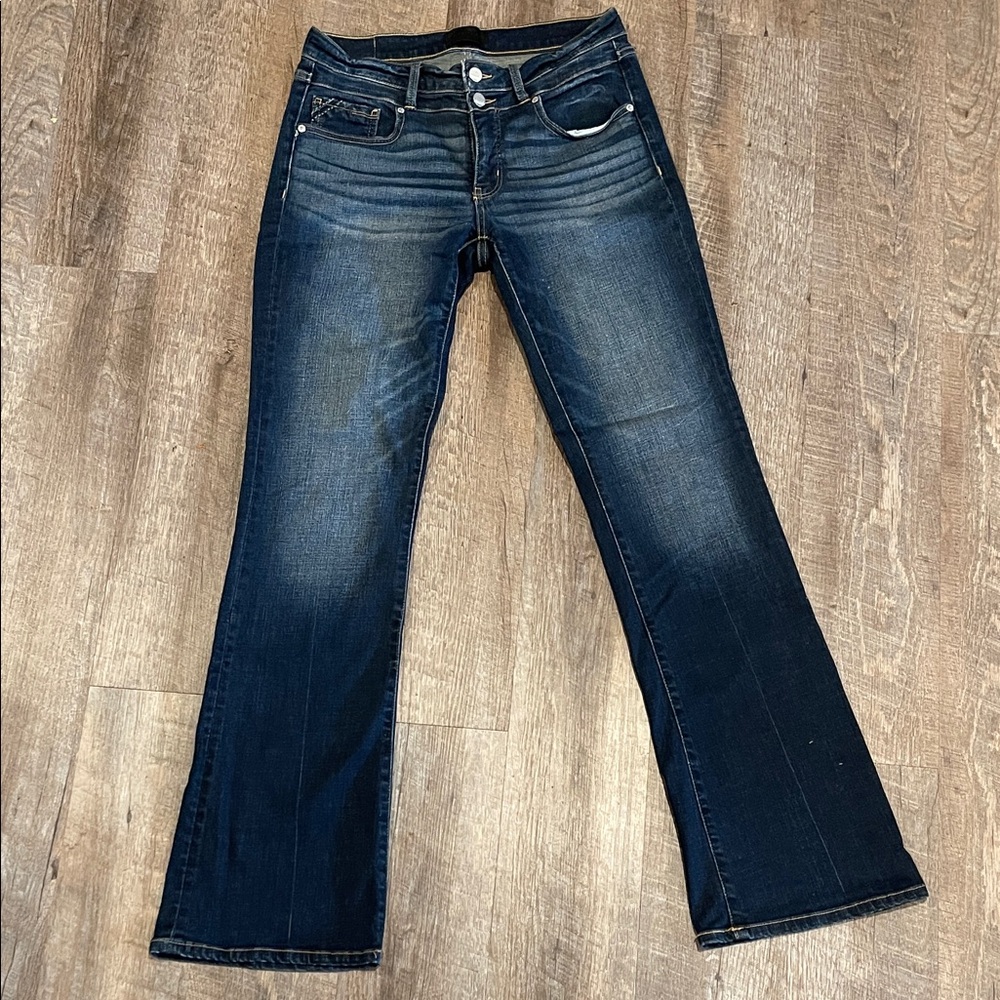 Buckle Black Bootcut Jeans 28x34 Fit 53